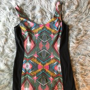 Dillard’s Multi colored mini dress
